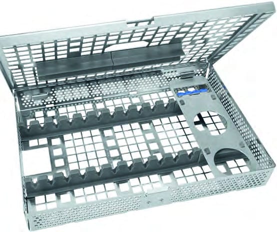 SCHWERT Protector-Basket for 11 Instruments with Cup Insert
