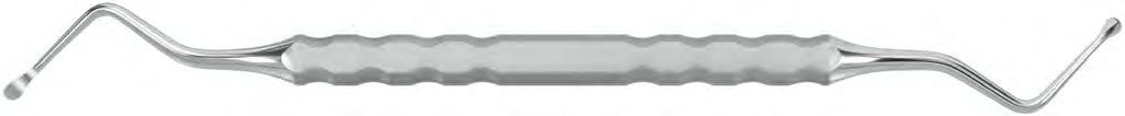 LUCAS Curette, 3.0 mm, serrated
