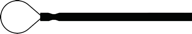 XO ODONTOSURGE Électrode Optionnelle - Grande Boucle Droite – XO CARE A/S, Electrosurgery Units