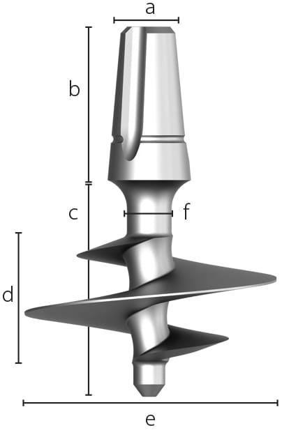 Implantate mit grossem Abutmentkopf BCS® 7.0 - 12.0 900277