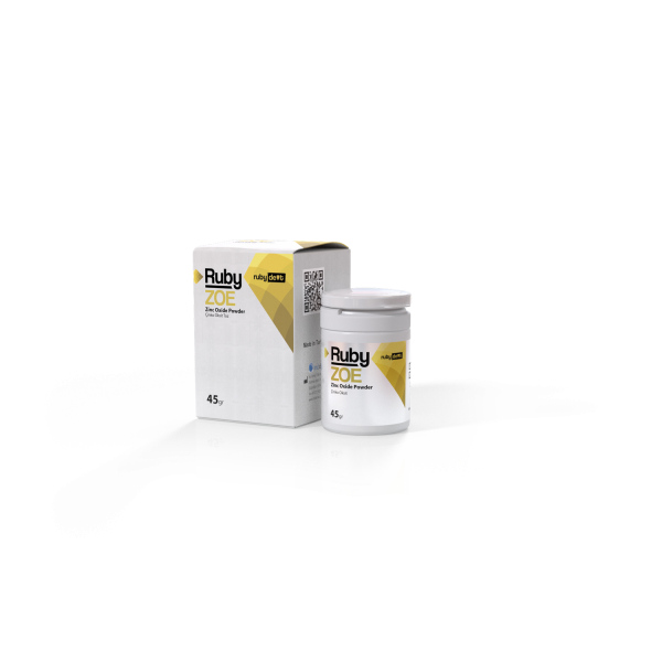 RubyZoe Zinc Oxide Powder – Inci Dental Tibbi Malz. San. Ve Tic. Ltd. Sti., Liner & Base Materials