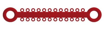 Ligature O - Ties Red - PK/1008