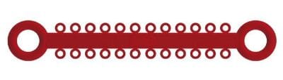 Ligature O - Ties Red - PK/1008