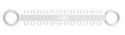 Ligature O - Ties White - PK/1008