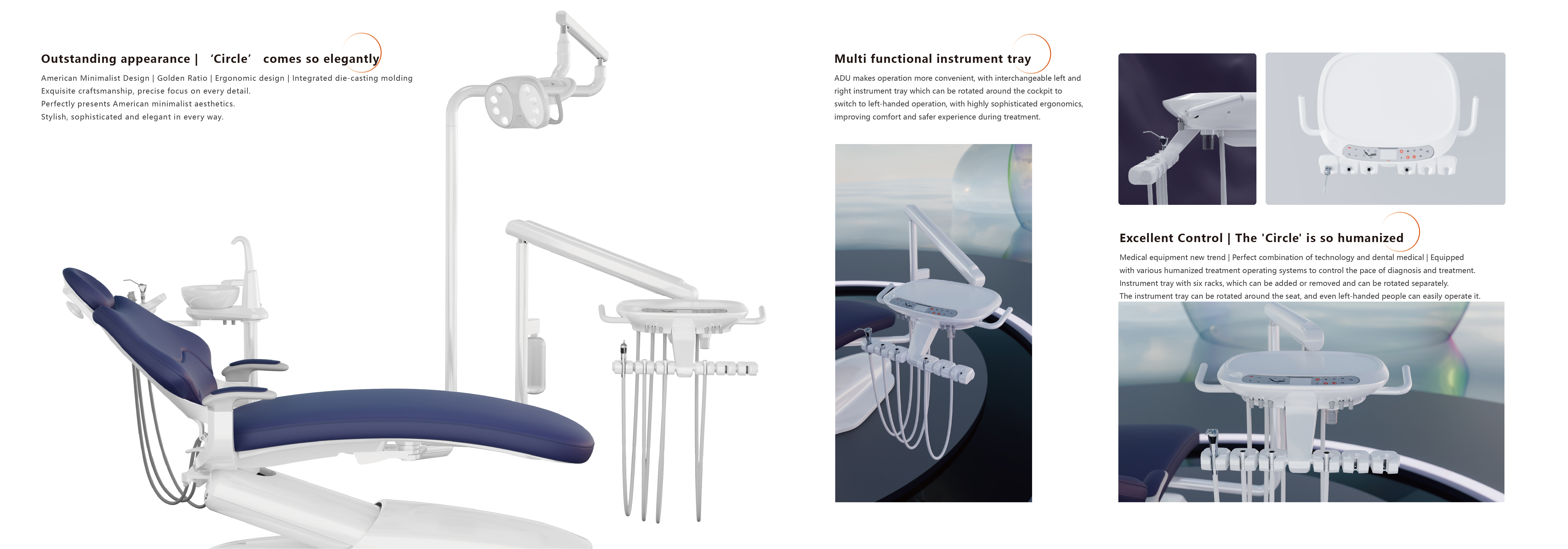 ADU M5 Hanging type American High-end dental chair