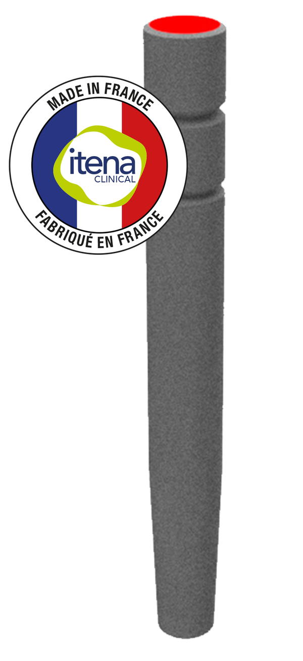 Dentoclic Long Red Sandblasted Titanium posts TIRL20-02
