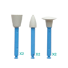 Polish HD assorted polishers (2 Cups + 2 Flame + 2 Lens)
