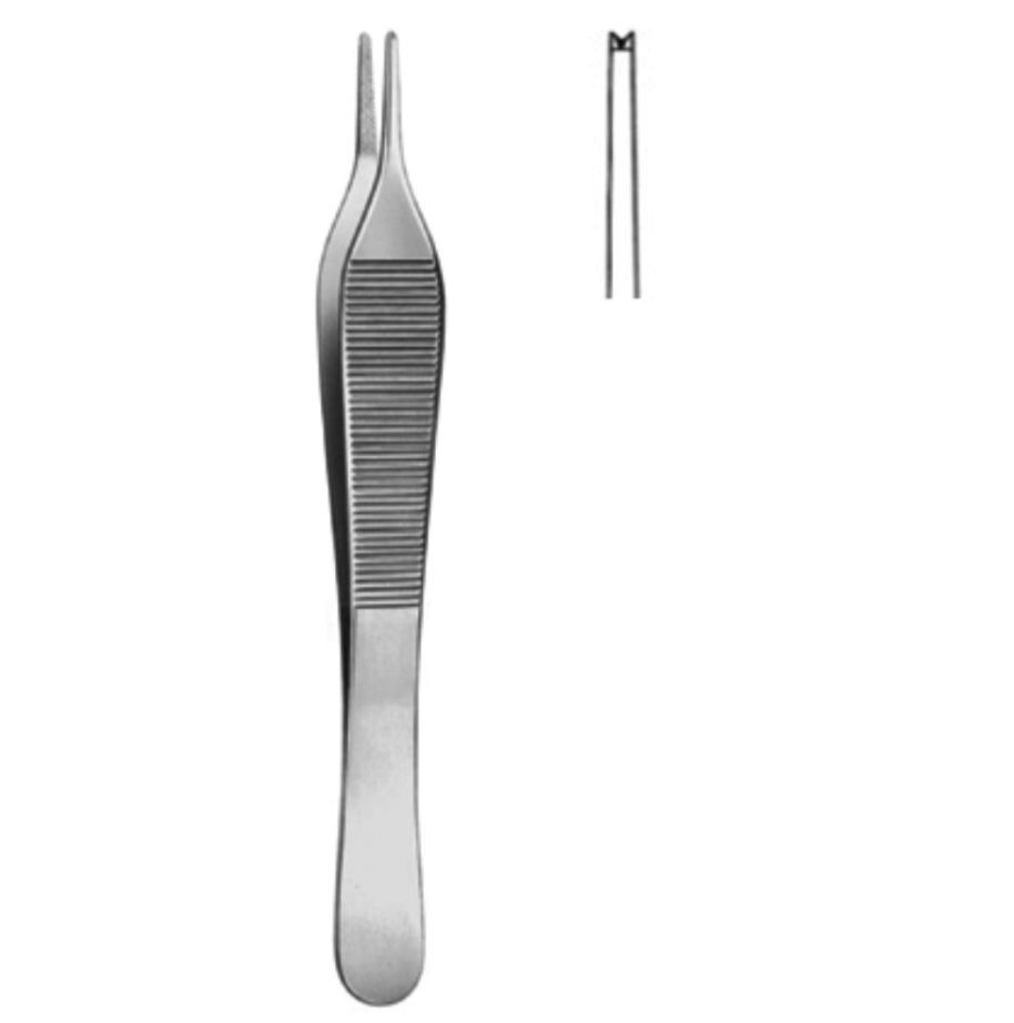Pinzette Adson 1x2T – J+K Chirurgische Instrumente GmbH, Tweezers & Forceps