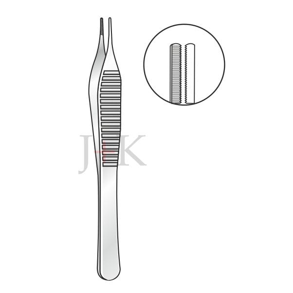 Micro Adson 12cm – J+K Chirurgische Instrumente GmbH, Tweezers