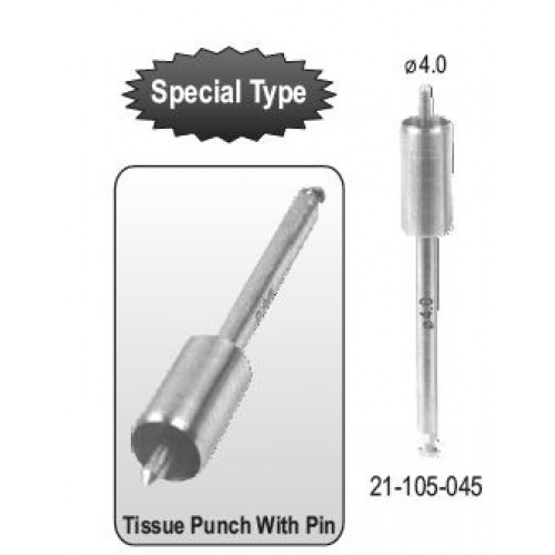 Gewebestanzen mit Pin