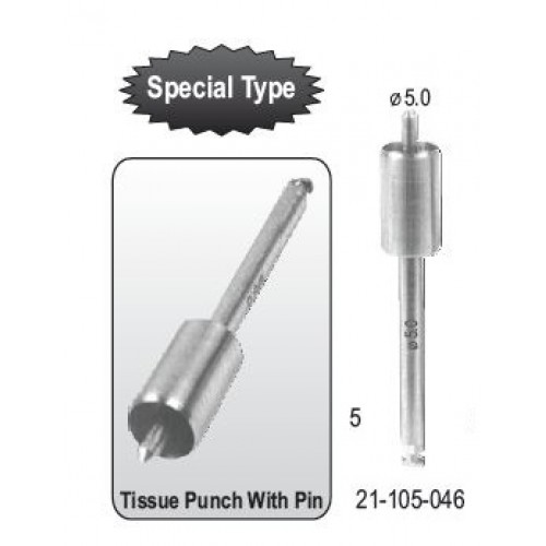 Gewebestanzen mit Pin