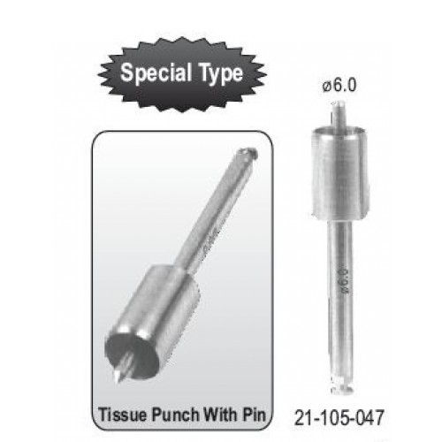 Gewebestanzen mit Pin