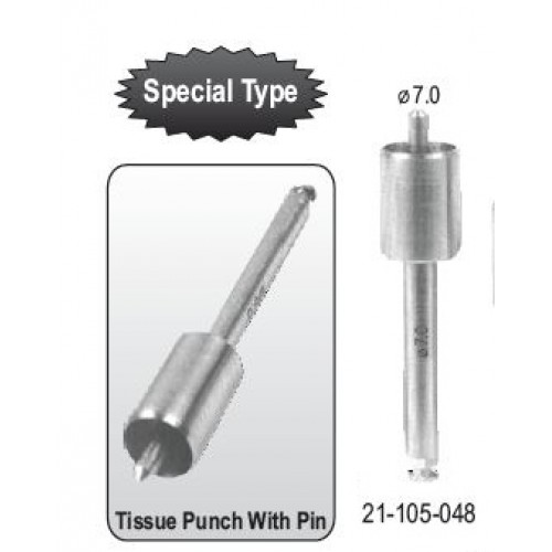 Gewebestanzen mit Pin