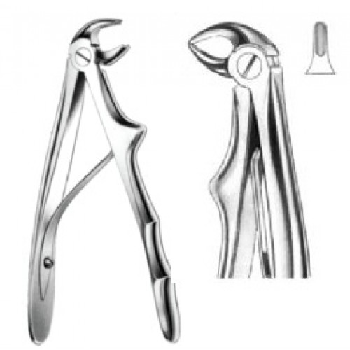 Zahnzangen für Kinder Fig. 7 – J+K Chirurgische Instrumente GmbH, Extraction Forceps
