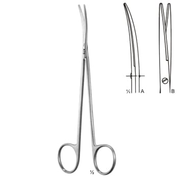 Metzenbaum / Baby / Delicated – KT Surgico, Ciseaux et porte-aiguilles