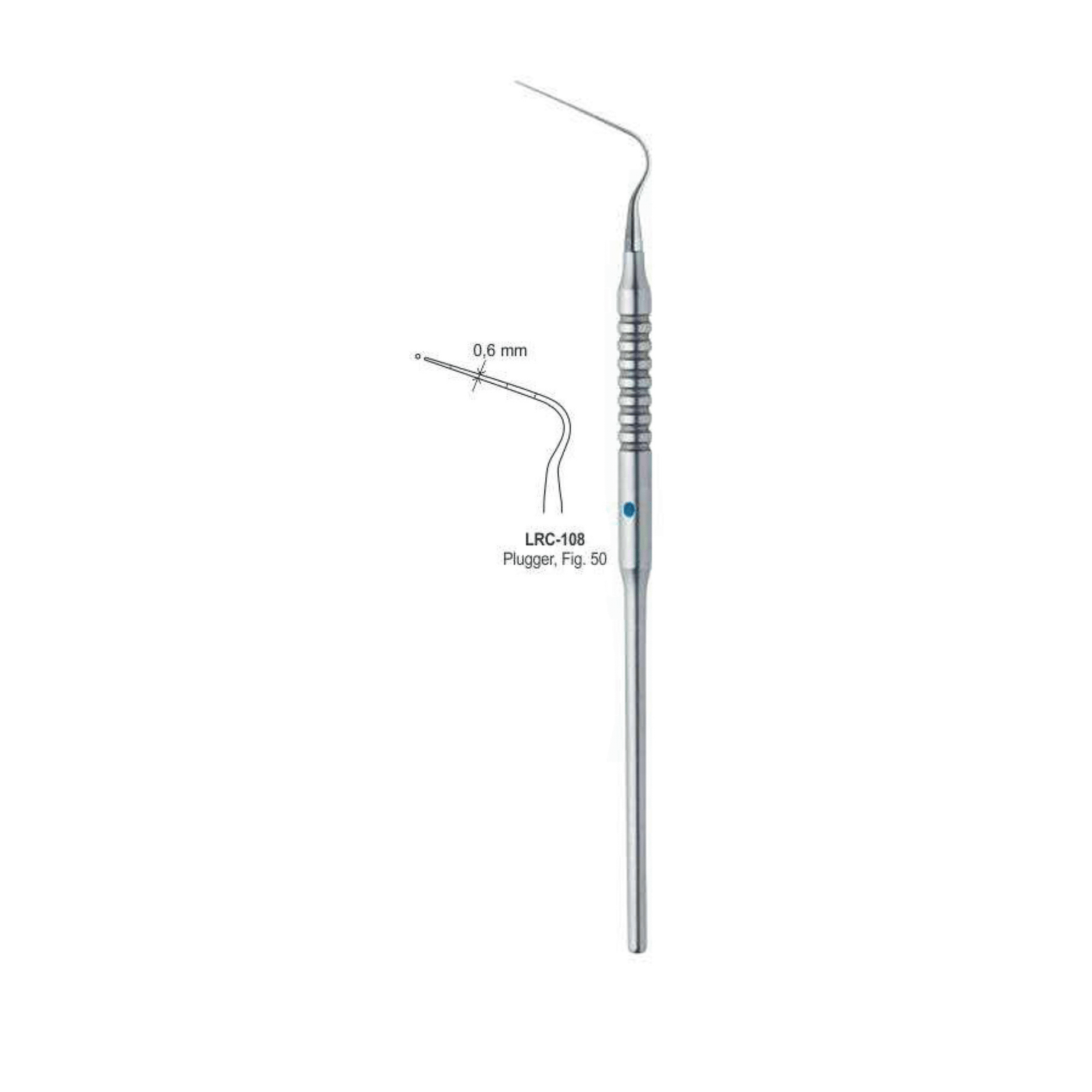 Root Canal Single Ended Plugger Fig. 50 0.6MM