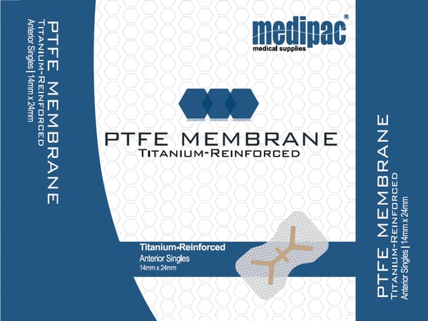 Ti-PTFE Regenerative Membranes Anterior Singles