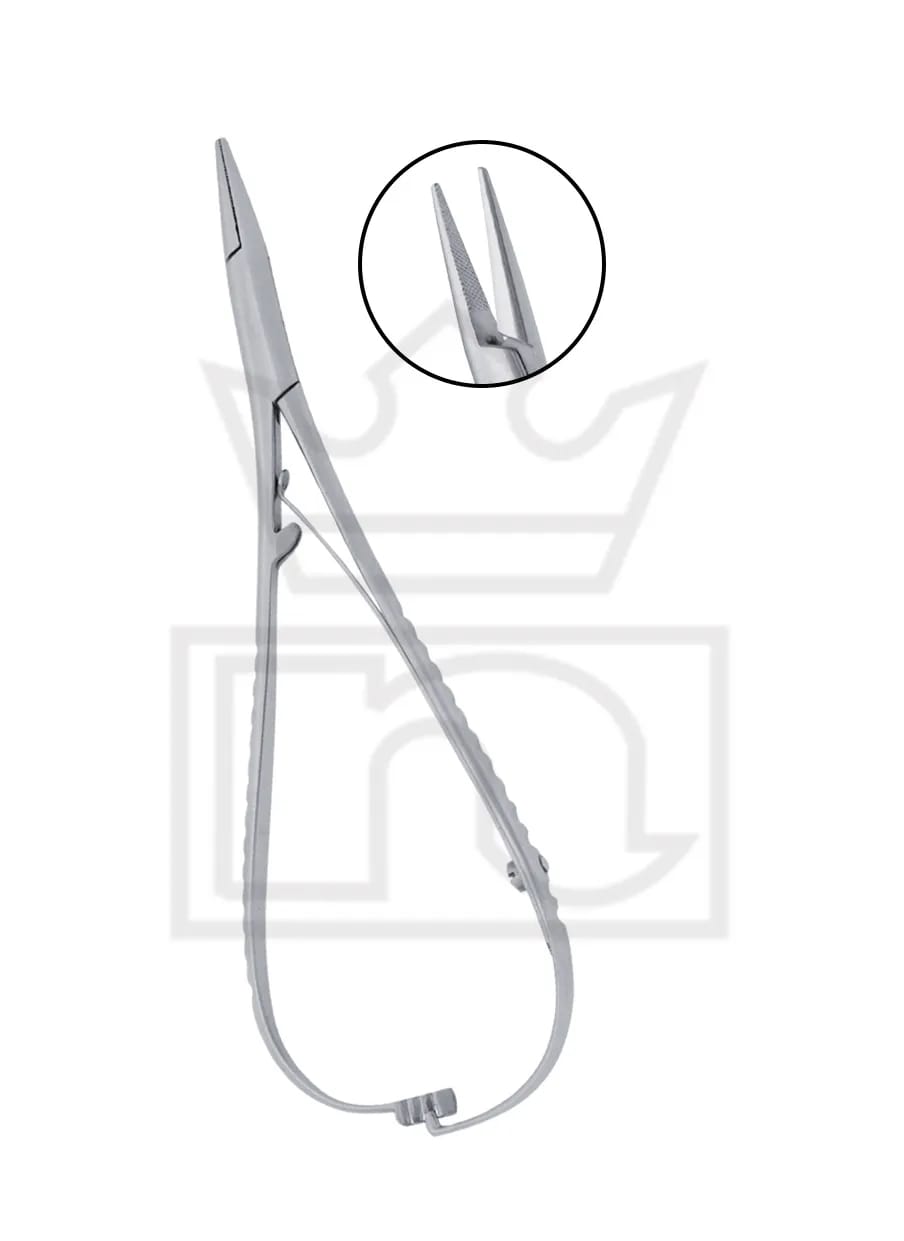 Porte-aiguille Mathieu 14 cm bec extra-fin – Nadir & Co, Surgical Instruments