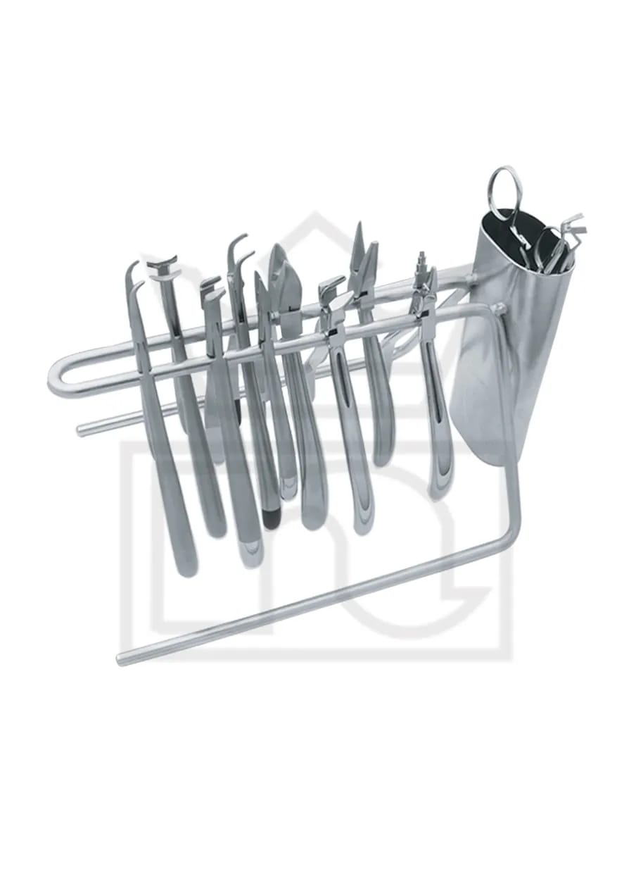 Pliers hanging rack SS with Holding cup 115-0602 – Nadir & Co, Sonstige Zahntechnikinstrumente
