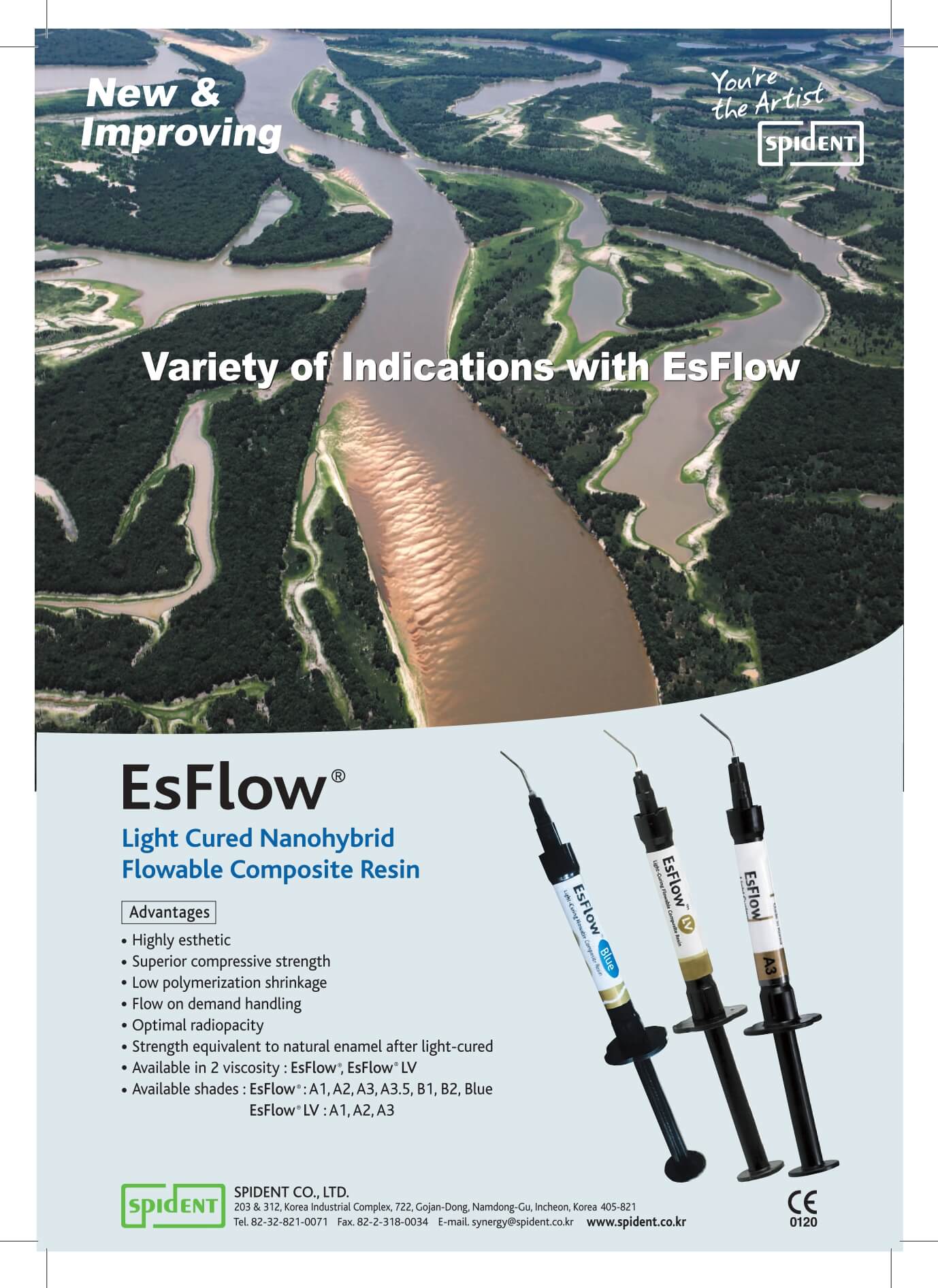Spident EsFlow - Φυλλάδιο Λεπτόρρευστης Ρητίνης – Neodent, Dental Composites