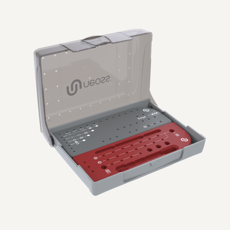 Chirurgie-Prothetik-Tray und Box (leer) – Neoss GmbH, Trays, Sterilcontainer und Zubehör