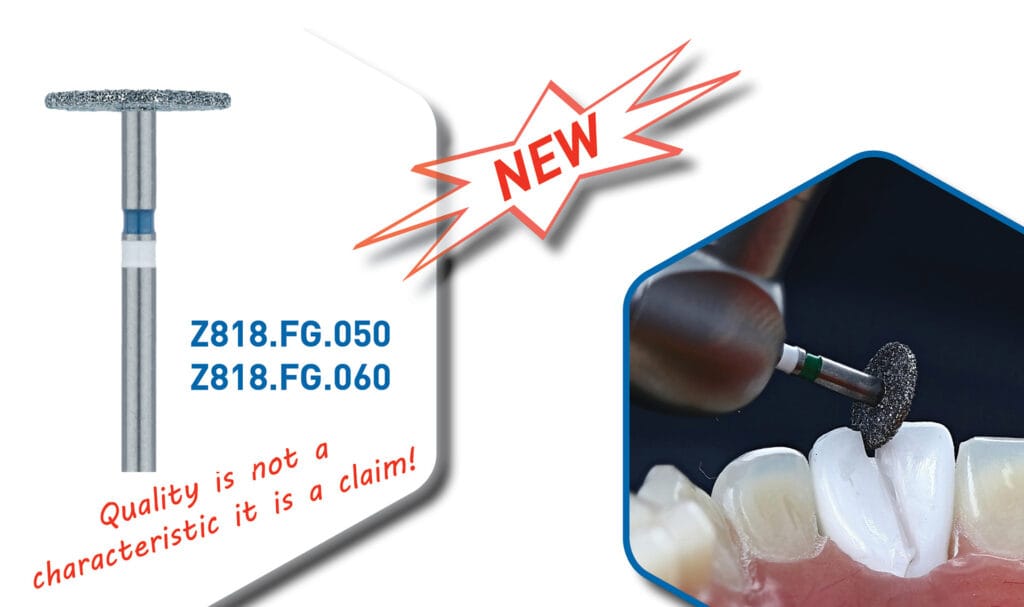 Z818 – New high performance zirconia crown cutter – Dendia GmbH, Diamond and Separating Discs