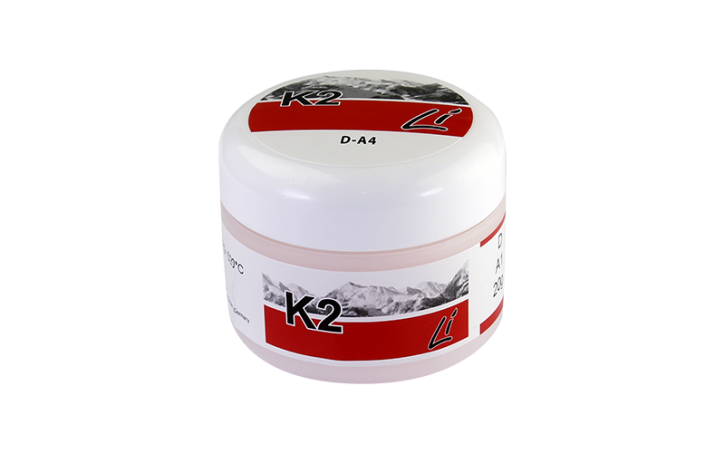 K2 Li Dentinmassen D A4 / 50g – Yeti Dentalprodukte, Keramikmassen