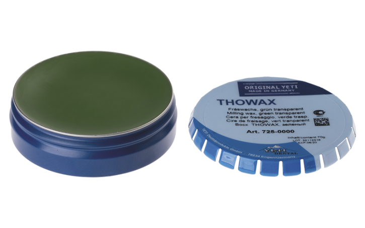 THOWAX Fräswachs, grün transparent – Yeti Dentalprodukte, Wachse