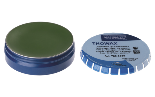 THOWAX Fräswachs, grün transparent
