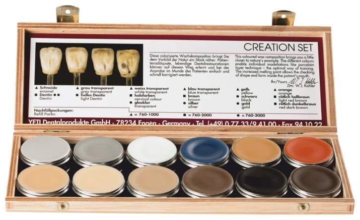 CREATION SET – Yeti Dentalprodukte, Waxes