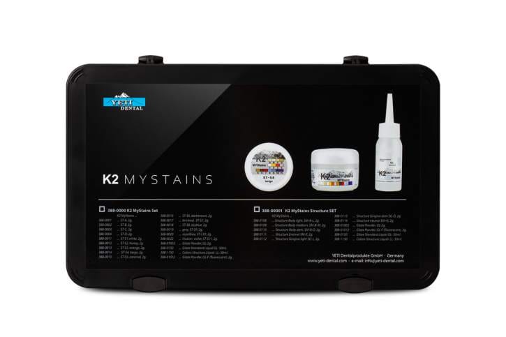 K2 MyStains Set – Yeti Dentalprodukte, Ceramic Materials
