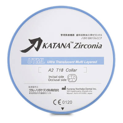 KATANA™ Zirconia UTML – Organical CAD/CAM, Ronden