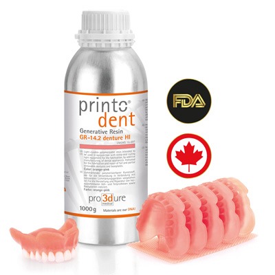 printodent® GR-14.2 denture HI (high impact) – Organical CAD/CAM, 3D Printing Resins