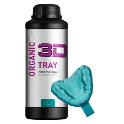 Organic 3D Tray Prof. dunkles Türkis - Organical CAD/CAM – Organical CAD/CAM, Printing Resins