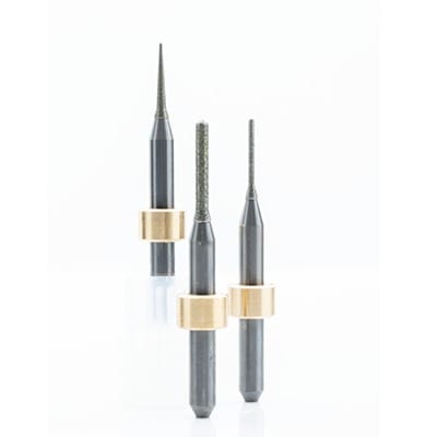 Schleifstifte mit 4mm Schaft für Glaskeramikblöcke – Organical CAD/CAM, Milling Tools