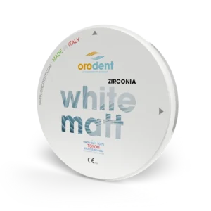 Zirconia Orodent White Matt 1400 MPa – ORODENT leghe dentali s.r.l., Blocks