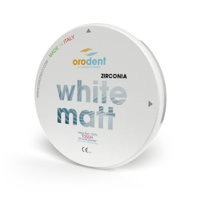 Zirconia Orodent White Matt 1400 MPa – ORODENT leghe dentali s.r.l., Ceramic Materials