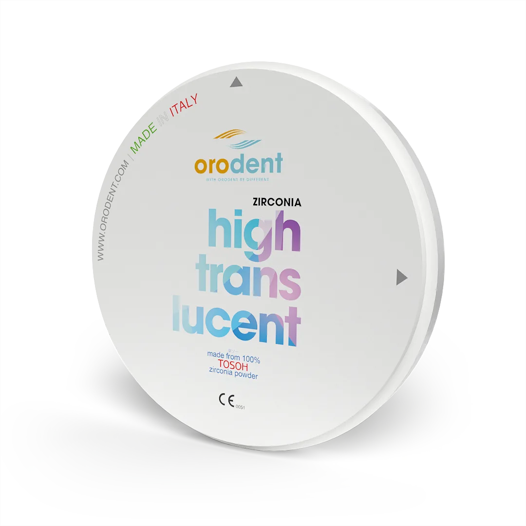 Zirconia Orodent High Translucent 1200 MPa – ORODENT leghe dentali s.r.l., Zirconia