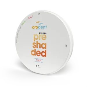Zirconia Orodent Preshaded 1200 MPa – ORODENT leghe dentali s.r.l., Ceramic Materials