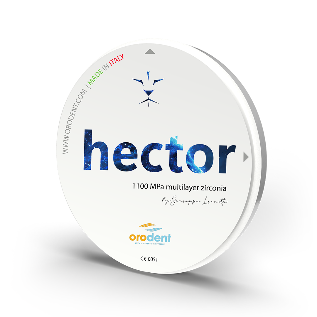 Zirconia Orodent Hector 1100 MPa ZS98XXMSTYY – ORODENT leghe dentali s.r.l., Zirconia