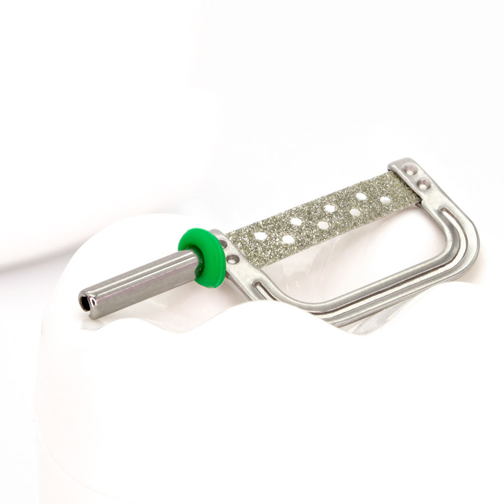 Strip Grün 0.30mm Blattstärke - 90ųm, abrasiv extra grob, gelocht