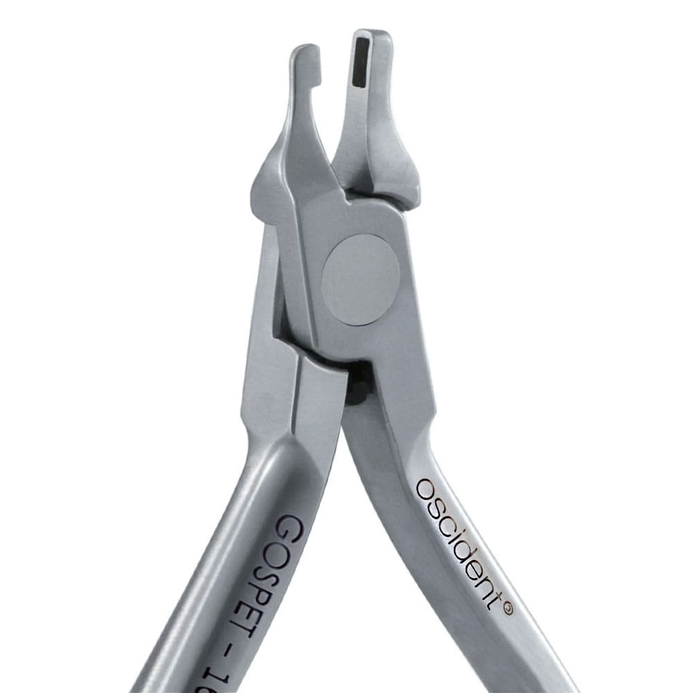 Oscident Zange #4, Prägung vertikale Vertiefung – oscident GmbH, Dental Laboratory Instruments