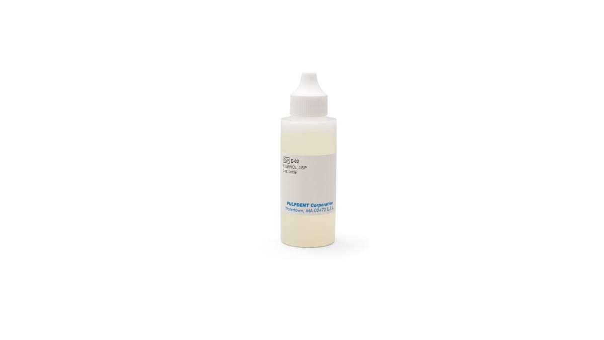 Eugenol, USP – Pulpdent Corporation, Zemente