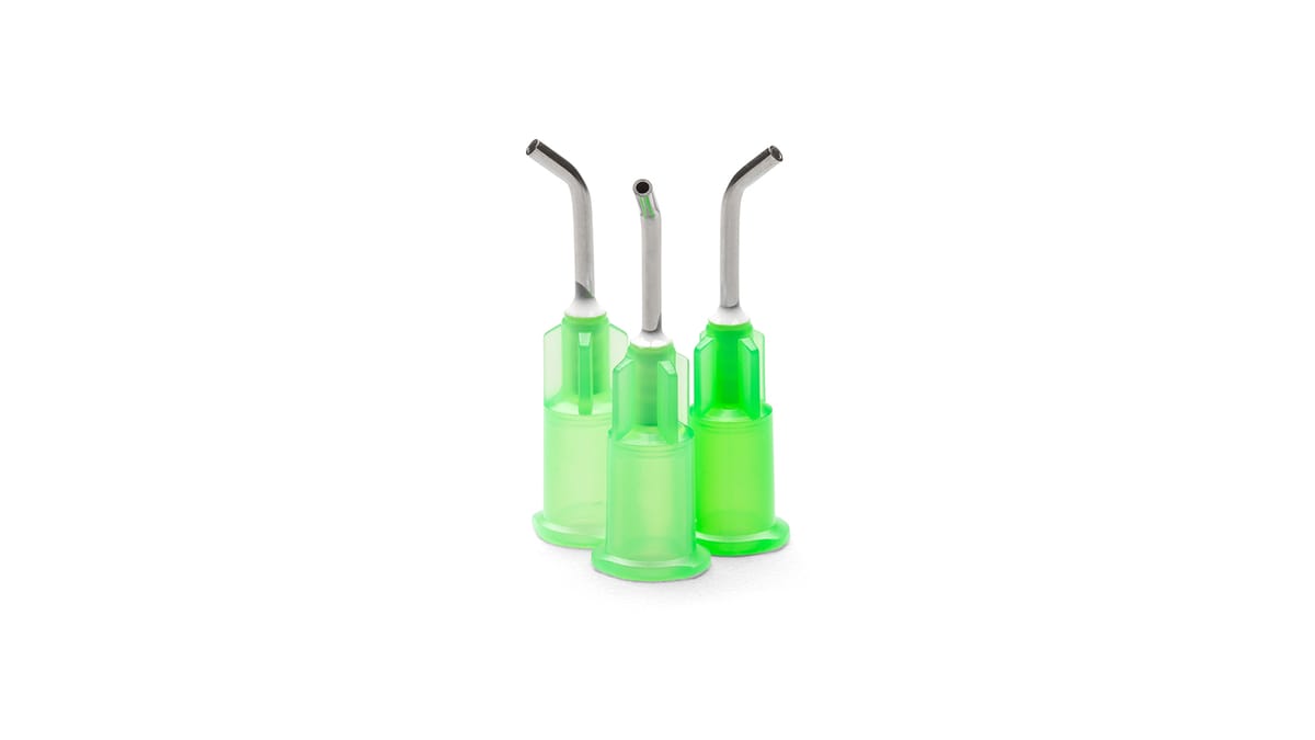 Vorgebogene 18-Gauge-Spitzen – Pulpdent Corporation, Applikationspinsel