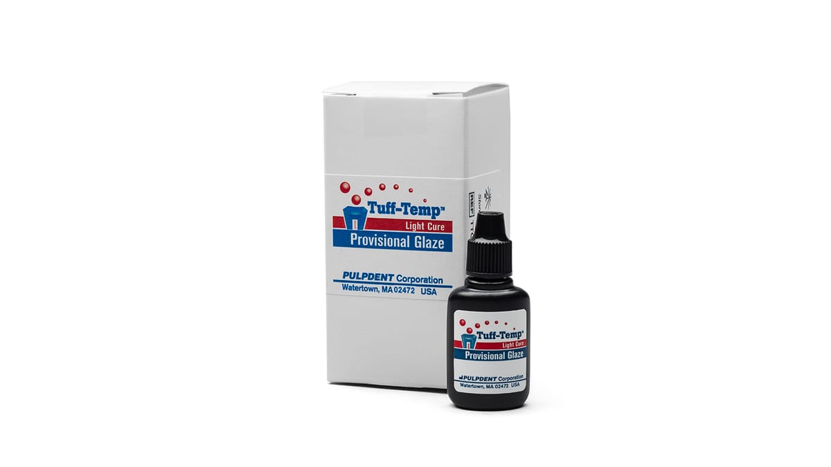 TUFF-TEMP™ Provisorische Glasur – Pulpdent Corporation, Temporary Crowns