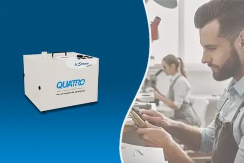 Collecteur de poussières JetStream WideBody – QUATRO Air Technologies, Compressors + Suction