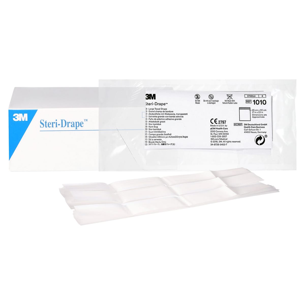 3M™ Steri Drape™ Abdecktuch, selbstklebend, 1010 7000002541 – Solventum, OP-Abdeckung und OP-Sets