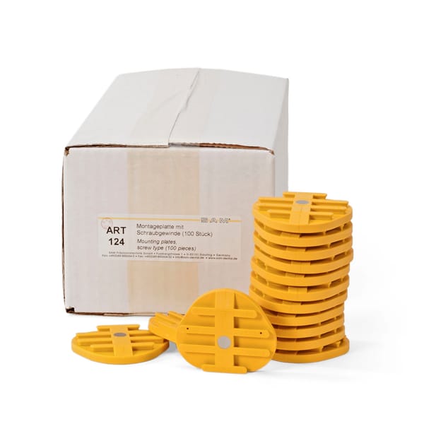 Montageplatten mit Schraubgewinde BP (100 Stk.)