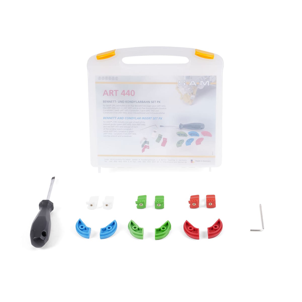 Bennett- und Kondylarbahn Set für SAM® 2PX – SAM