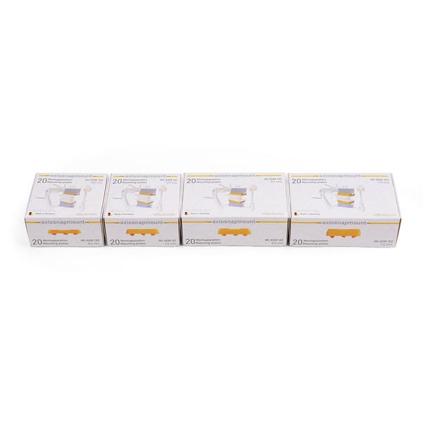 AxioSnapMount® Montageplatten Kombipack (je 20 Stk.)